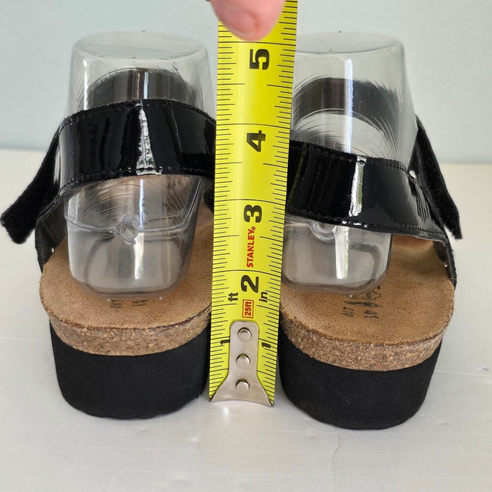 Naot Kayla Black Patent Leather Sandal Women's 10 Comfort Classic Summer Party - Picture 5 of 8